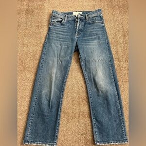 MOTHER Ditcher Crop Jeans Running With Scissors 25